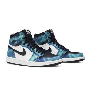 HP 🎉 Womens Air Jordan 1 Retro High OG Tie-Dye 2020 w/box, size 5.5 (men’s 4)